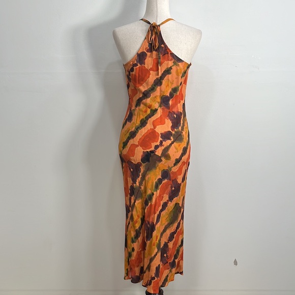 Anthropologie Maxi Dress Tie Dye Abstract Boho Casual Size XS - Picture 5 of 11